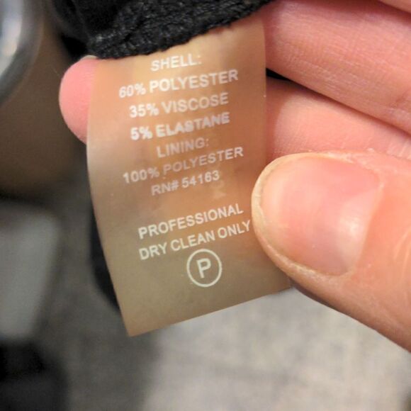 Calvin
Klein Black White Grey Zigzag Shift Dress Sz 6 - Picture 6 of 8